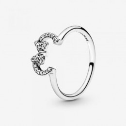 Pandora Jewelry Disney Minnie Mouse Ears Silhouette Puzzle Ring 197509CZ