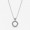 Pandora Jewelry Double Circle Pendant & Necklace 399487C01