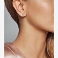 Pandora Jewelry Family Tree Heart Stud Earrings 297085