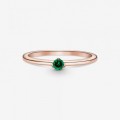 Pandora Jewelry Green Solitaire Ring 189259C05