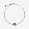 Pandora Jewelry Heart Family Tree Chain Bracelet 599292C01