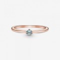 Pandora Jewelry Light Blue Solitaire Ring 189259C02