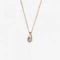 Pandora Jewelry Brilliance 14k Gold 0.25 Carat Pendant & Necklace Gold 359464C01-45