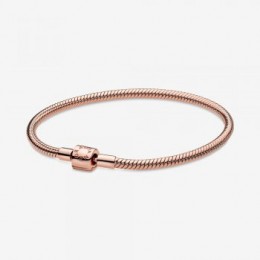 Pandora Jewelry Moments Barrel Clasp Snake Chain Bracelet 588781C00