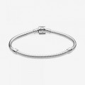Pandora Jewelry Moments Barrel Clasp Snake Chain Bracelet Sterling silver 598816C00