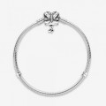 Pandora Jewelry Moments Butterfly Clasp Snake Chain Bracelet 597929CZ