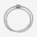 Pandora Jewelry Moments Double Wrap Barrel Clasp Snake Chain Bracelet/Necklace 599544C01-D