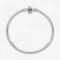 Pandora Jewelry Moments Heart Infinity Clasp Snake Chain Bracelet 599365C00