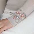 Pandora Jewelry Moments Mesh Bracelet Rose gold plated 586543