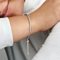 Pandora Jewelry Moments Slider Bangle Sterling silver 597953CZ