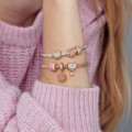 Pandora Jewelry Moments Snake Chain Bracelet Rose gold plated 580728