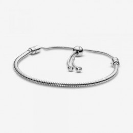 Pandora Jewelry Moments Snake Chain Slider Bracelet Sterling silver 597125CZ
