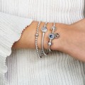 Pandora Jewelry Moments Sparkling Crown O Snake Chain Bracelet Sterling silver 599046C01