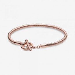 Pandora Jewelry Moments T-Bar Snake Chain Bracelet 589087C00