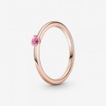 Pandora Jewelry Pink Solitaire Ring 189259C03