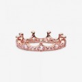 Pandora Jewelry Pink Sparkling Crown Ring 187087NPO