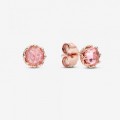 Pandora Jewelry Pink Sparkling Crown Stud Earrings 288311C01