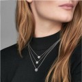Pandora Jewelry Round Sparkle Halo Necklace Sterling silver 396240CZ