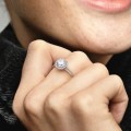 Pandora Jewelry Round Sparkle Halo Ring 196250CZ