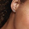 Pandora Jewelry Sparkling Asymmetric Stars Stud Earrings 290012C01