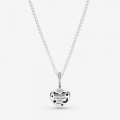 Pandora Jewelry Sparkling Blue Moon & Stars Heart Necklace 399232C01