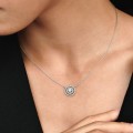 Pandora Jewelry Sparkling Double Halo Collier Necklace 399414C01