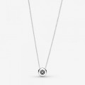 Pandora Jewelry Sparkling Double Halo Collier Necklace 399414C01