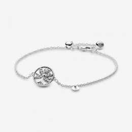 Pandora Jewelry Sparkling Family Tree Slider Bracelet 597776CZ