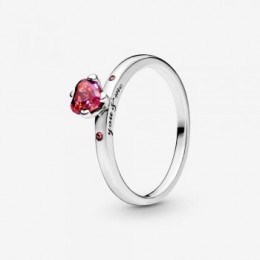 Pandora Jewelry Sparkling Red Heart Ring 196574CZRMX