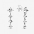 Pandora Jewelry Sparkling Round & Square Drop Earrings 290045C01