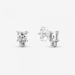 Pandora Jewelry Sparkling Round & Square Earrings 290036C01