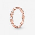 Pandora Jewelry Sparkling Seashell Band Ring 188946C01