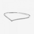 Pandora Jewelry Sparkling Wishbone Bangle 597837CZ