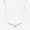 Pandora Jewelry Sparkling Wishbone Necklace 397802CZ