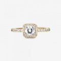 Pandora Jewelry Square Sparkle Halo Ring 150188CZ