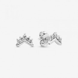 Pandora Jewelry Tiara Wishbone Stud Earrings Sterling silver 298274CZ