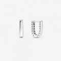 Pandora Jewelry U-shaped Hoop Earrings 299488C01