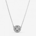 Pandora Jewelry Vintage Circle Collier Necklace Sterling silver 590523CZ