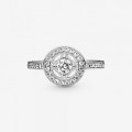 Pandora Jewelry Vintage Circle Ring Sterling silver 191006CZ
